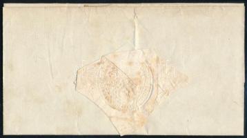 1847 Hivatalos levél kék "Fünfkirchen" - Mohács