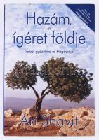 Shavit, Ari: Hazám, az ígéret földje. Izrael győzelme és tragédiája. Bp., 2013, Atlantic. Kiadói kartonált kötés, papír védőborítóval, jó állapotban.  "Felejtsd el, amit eddig tudtál a kibucról, a jaffai narancsról, a Maszadáról, az izraeli atombombáról, a megszállásról, Izrael háborúiról és gazdasági csodájáról. Felejtsd el, mert Ari Shavit durvaságig őszinte monumentális riportjából kiderül, hogy semmi nem úgy volt. A szerző az izraeli atombomba atyjától a volt belügyminiszterig megszólaltat mindenkit, aki még él és tudja az igazságot arról, hogyan vált földönfutóvá 1948-ban Lydda palesztin város 35 ezer lakosa. Hogyan rejtették el izraeli mérnökök a Negev sivatagban épült urándúsítót. Hogyan és miért vált az ezredforduló táján Tel-Aviv a zene, a drog és a szex egyik világközpontjává."