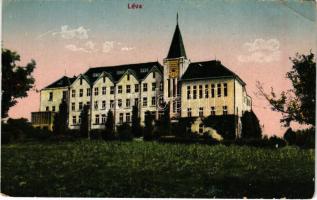 Léva, Levice; Felsőkereskedelmi iskola / school (EB)