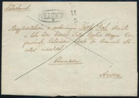 1848 Franco levél "NEUDORF" - Ács