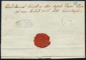 1848 Franco levél "NEUDORF" - Ács