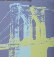 Andy Warhol (1928-1987): Golden Gate. Ofszet litográfia, papír, jelzett a nyomaton. Kézzel sorszámoz...