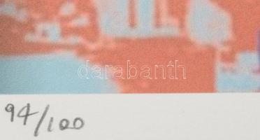 Andy Warhol (1928-1987): Golden Gate. Ofszet litográfia, papír, jelzett a nyomaton. Kézzel sorszámoz...