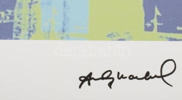 Andy Warhol (1928-1987): Golden Gate. Ofszet litográfia, papír, jelzett a nyomaton. Kézzel sorszámoz...