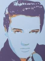 Andy Warhol (1928-1987): Elvis. Ofszet litográfia, papír, jelzett a nyomaton. Kézzel sorszámozott: 7...