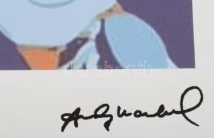 Andy Warhol (1928-1987): Elvis. Ofszet litográfia, papír, jelzett a nyomaton. Kézzel sorszámozott: 7...