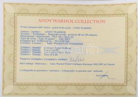 Andy Warhol (1928-1987): Elvis. Ofszet litográfia, papír, jelzett a nyomaton. Kézzel sorszámozott: 7...