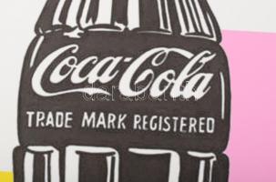 Andy Warhol (1928-1987): Coca cola . Ofszet litográfia, papír, jelzett a nyomaton. Kézzel sorszámozo...
