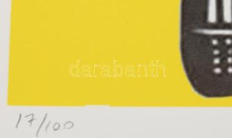 Andy Warhol (1928-1987): Coca cola . Ofszet litográfia, papír, jelzett a nyomaton. Kézzel sorszámozo...