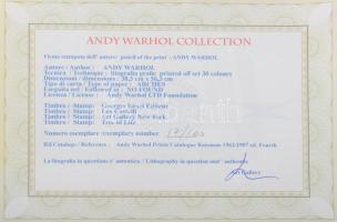 Andy Warhol (1928-1987): Coca cola . Ofszet litográfia, papír, jelzett a nyomaton. Kézzel sorszámozo...