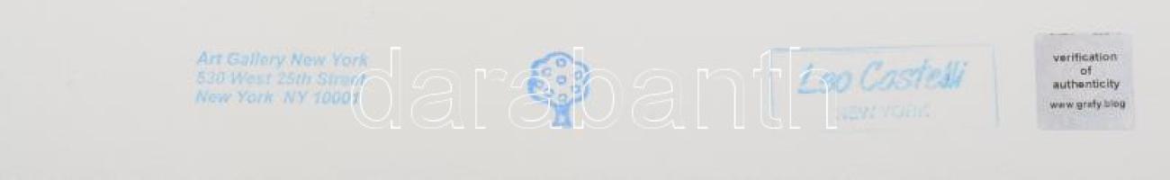 Andy Warhol (1928-1987): Coca cola . Ofszet litográfia, papír, jelzett a nyomaton. Kézzel sorszámozo...