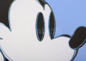 Andy Warhol (1928-1987): Mickey Mouse. Ofszet litográfia, papír, jelzett a nyomaton. Kézzel sorszámo...