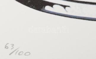 Andy Warhol (1928-1987): Campbell's soup. Ofszet litográfia, papír, jelzett a nyomaton. Kézzel ...