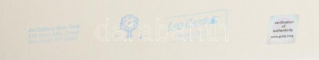 Andy Warhol (1928-1987): Campbell's soup. Ofszet litográfia, papír, jelzett a nyomaton. Kézzel ...