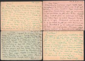 1944-1945 Kaszás Endre, Kaszás Ildikó (1941-2024) balett-táncos, koreográfus, a Magyar Állami Operaház örökös tagja édesapjának családi levelezése