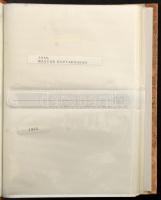 200 férőhelyes képeslap vagy fotó berakó album, laponként 4 hellyel / postcard album with 200 places