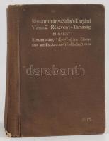 1915 A Rimamurány-Salgótarjáni Vasmű Részvénytársaság hengerelt vasgyártmányainak szelvénygyűjtemény...
