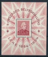 1934 LEHE-blokk (25.000) (függőleges hajtásnyom / fold)