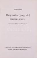 Kovács Emil: Hangszerész (pengetős) szakmai ismeret a szakmunkásképző iskolák számára. Bp., 1976, Mű...