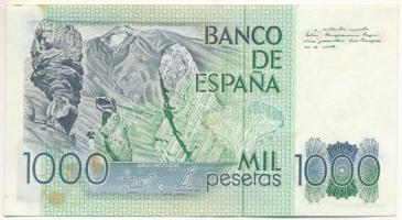 Spanyolország 1979. 1000P "M 260065 B" T:F szép papír 
Spain 1979. 1000 Pesetas "M 2...
