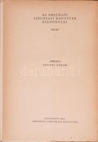 Hubay Ilona: Magyar és magyar vonatkozású röplapok, újságlapok, röpiratok az Országos Széchényi Köny...
