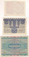 Ausztria 1922. 2K + 10K + 100K T:AU
Austria 1922. 2 Kronen + 10 Kronen + 100 Kronen C:AU
Krause P#...