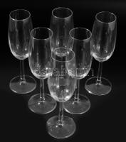 Leonardo design fúvott üveg kínáló, címkével és gravírozással jelezve, d: 28,5 cm