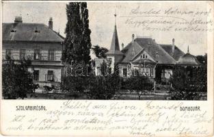 1904 Dombóvár, Szolgabíróság, hintó (EB)