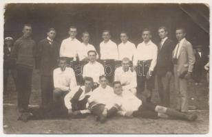 1916 Stájerlak, Steierlak, Stájerlakanina, Steierdorf, Anina; Futball klub, focisták csoportképe / football club, football players, group picture. photo (EB)