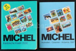 MICHEL - Ausztrália, Óceánia és Antarktisz 1997-es katalógus + MICHEL - Karibi-szigetek 2000