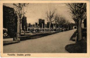 Varasd, Warasdin, Varazdin; Gradsko groblje. Srecko Hartmann No. 3299. 1913. / városi temető / cemetery (felületi sérülés / surface damage)