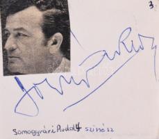 Autogramgyűjtemény, többek között Garas Dezső, Szörényi Szabolcs, Illés Lajos, Ujlaki László, Petres...