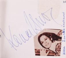 Autogramgyűjtemény, többek között Garas Dezső, Szörényi Szabolcs, Illés Lajos, Ujlaki László, Petres...