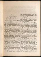 Kis Biblia gyermekek számára. Ó és Uj Testamentom. Pest, [1869], Heckenast Gusztáv, 56 p.+ 52 p. Átk...