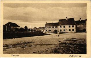 Varasd, Warasdin, Varazdin; Padrocev trg. Srecko Hartmann No. 7563. 1914. / tér, utca / square, street (EK)