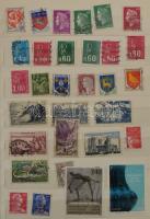 Vegyes külföldi tétel 10 lapos közepes berakóban, benne olasz, német, francia és brit, összesen kb 5...