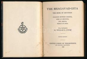 The Bhagavad-gita. The Book of Devotion. Dialogue Between Krishna, Lord of Devotion, and Arjuna, Pri...
