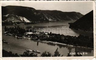 Ada Kaleh (Orsova), látkép, mecset, gőzhajó / general view, mosque, steamship. photo (EK)