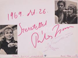 Autogramgyűjtemény, többek között Feleky Kamill, Kern András, Zenthe Ferenc, Aradszky László, Mario ...