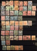 Magyar tétel 1850-1952 közötti időszakból, 24 fekete lapos A4-es berakóban