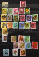 Svájc kb 640 db bélyeg 12 vastag fekete lapos A4-es berakóban, tokkal