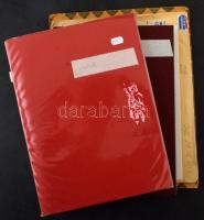 USA tétel 2 db A/4-es berakóban, főleg ívek, blokkok, küldemények (Névérték / postal value ~280.-)