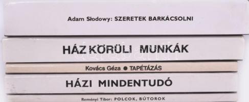 Sajátkezűleg sorozat 6 kötete: Reményi Tibor: Polcok, bútorok.; Adam Słodowy: Házi mindentudó.; Ková...
