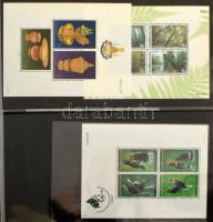 Thaiföld kb. 150 db blokk + néhány sor nagy gyűrűs blokkberakóban és közepes berakóban