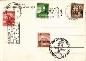 1938 Festpostkarte zum Tag der Deutschen Kunst München 1938 / German Art Exhibition, NSDAP German Na...