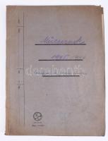 Pipics Zoltán (1900-1975) könyvtáros, művészettörténész. az Országos Magyar Képzőművészeti Társulat nevében küldött részben autográf levelei Sipőcz Lászlónak kb 25 db