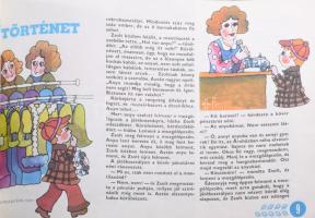 1978-1981 A Dörmögő Dömötör c. folyóirat 29 db szórványszáma egybekötve, harántalakú félvászon-kötés...