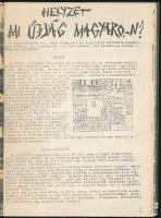 ca 1930 Olvasni való c. anarchista, punk funzine első száma. Szerk Németh Tibor
