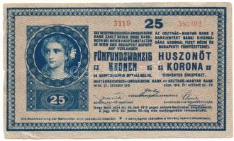 1918. 25K "3119 583602" 3mm, hullámos hátlap T:F Adamo K22/4