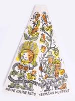 Vegyes papírrégiség tétel: könyvjelzők, Malév reklám, stb